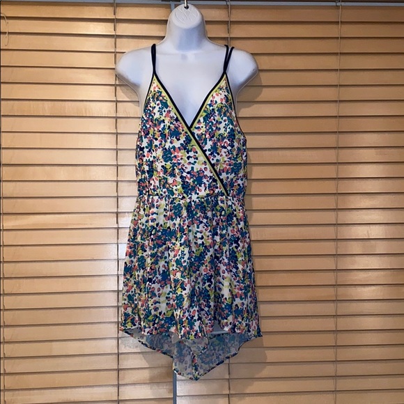 Adelyn Rae Fishtail Multi Color Romper - Picture 5 of 10